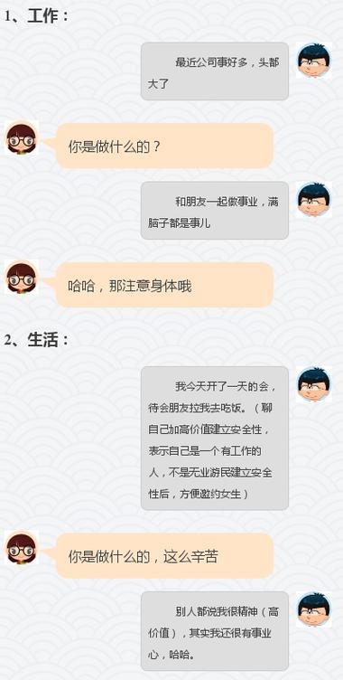 和喜欢的人找话题聊天的技巧（如何找到聊天话题，让谈话更加有趣）